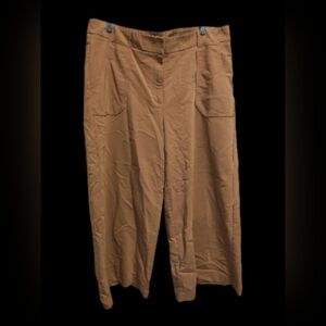 Calvin Klein Tan Wide Leg Pants